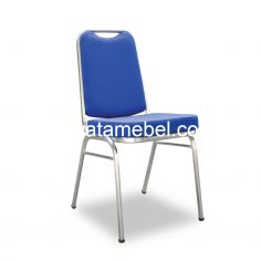 Stacking Chair - Multimo Revo Stainless / Blue